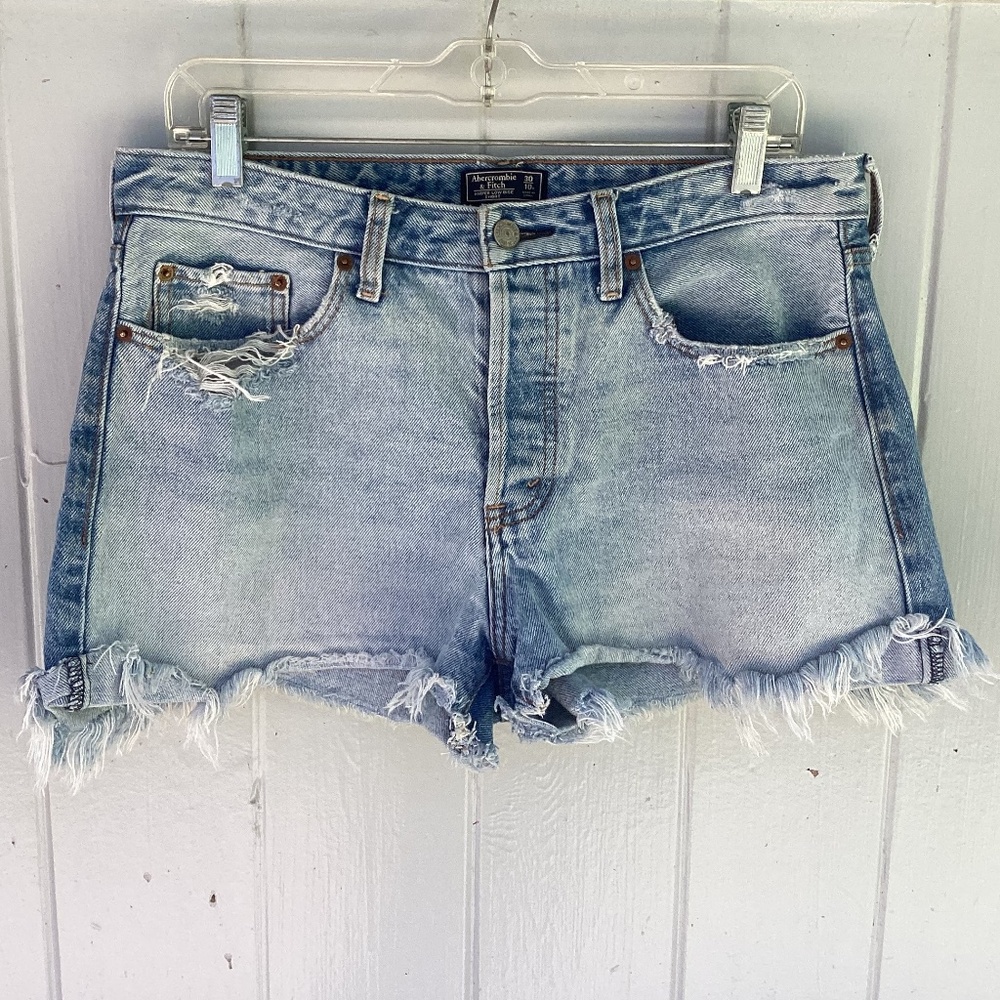 Abercrombie & Fitch Harper low rise jeans SHORTS 30 10